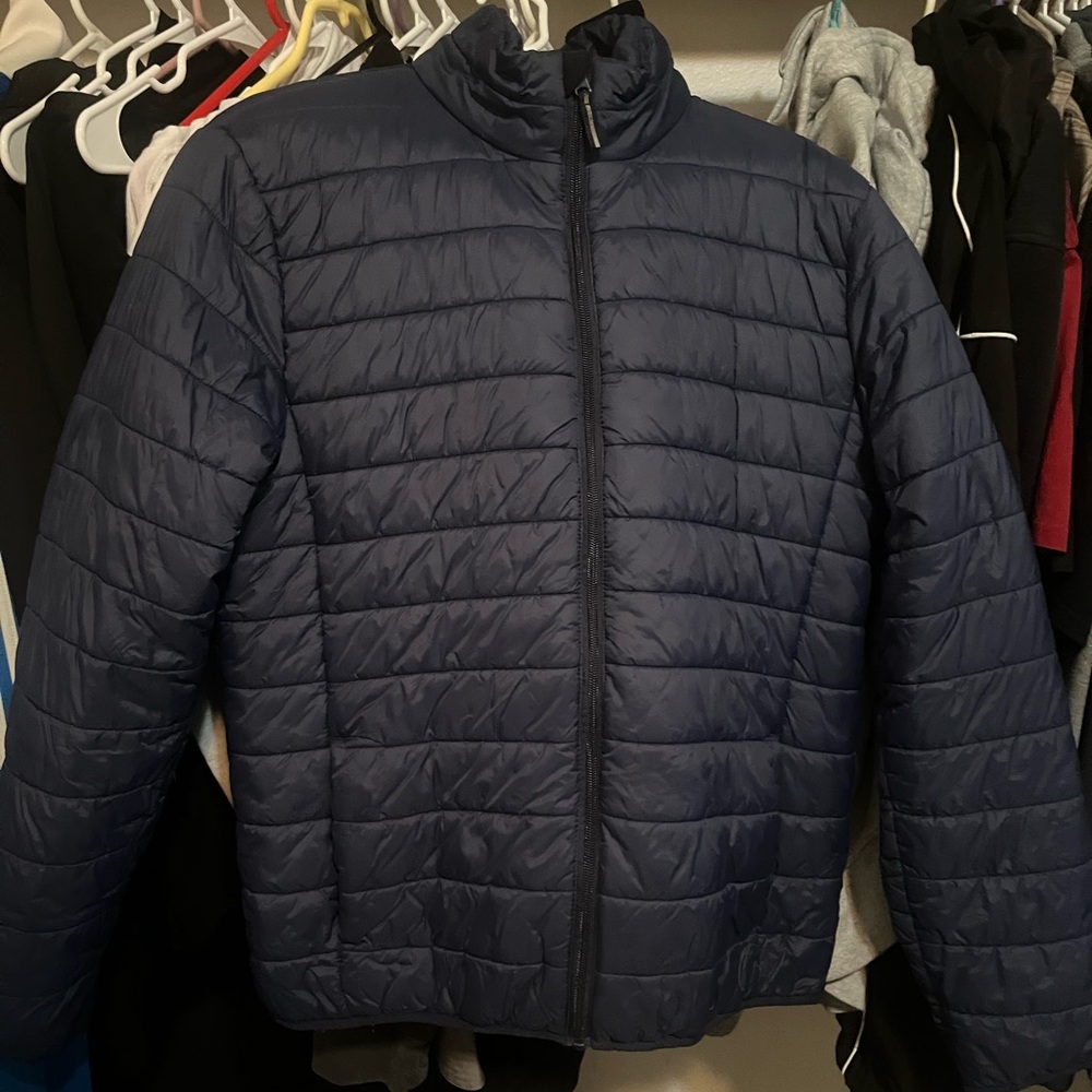 Goodfellow & Co Men's Dark Blue Puffer Jacket